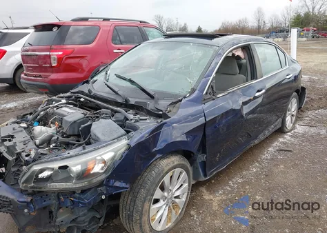 2014 Honda Accord Ex из США, поврежденный, VIN 1HGCR2F74EA033377